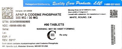 Image Of Label (Apap And Codeine Mallinckrodt)